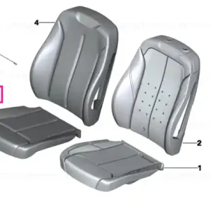 Calitate înaltă Husă scaun din piele SATTELBRAUN - BMW