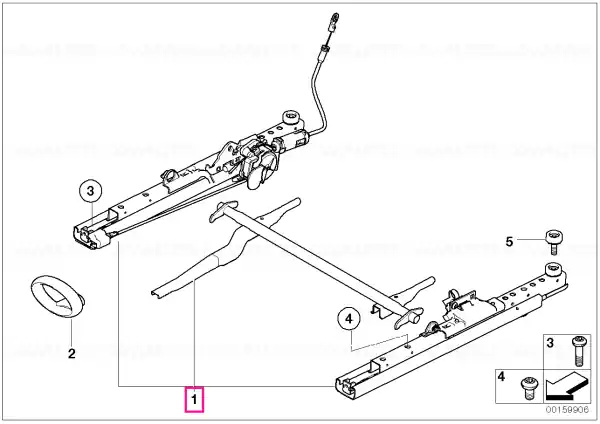 Reducere Seat rail