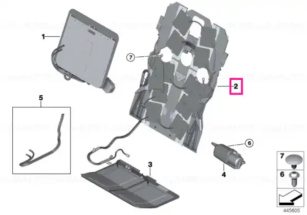 Cel mai bun preț Pneumatic seat mat front right CAN-MODUL