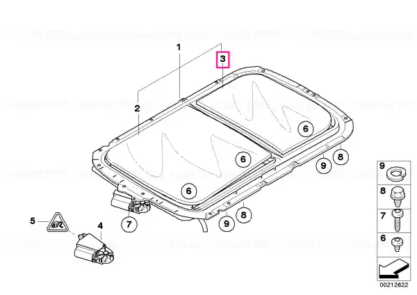 Capac sticlă spate - BMW - Mini Chilipir