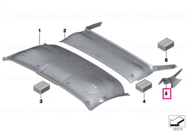 Reducere extra Acoperire coloană C stânga - BMW