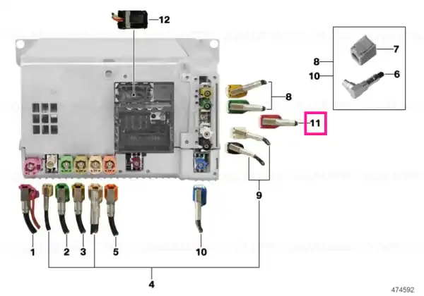Rep.module aerial line SDARS Disponibil imediat