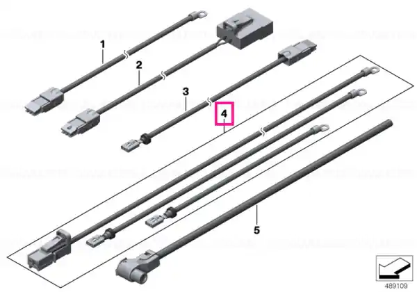 Power-supply cable, electric fan 850W - BMW Livrare gratuită