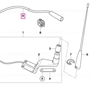 Antenna cable - BMW Motorrad Popular