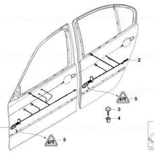 Bestseller Driver's side door cable harness - BMW