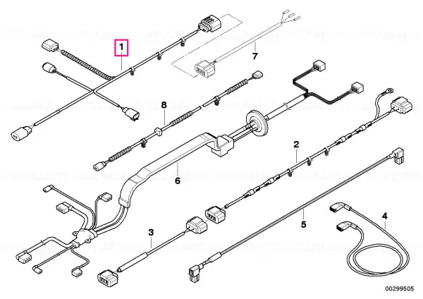 Bestseller Wiring harness, active steering gear - BMW
