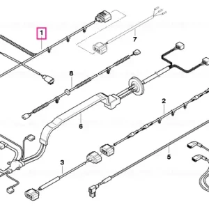 Wiring harness, active steering gear - BMW Preț promoțional