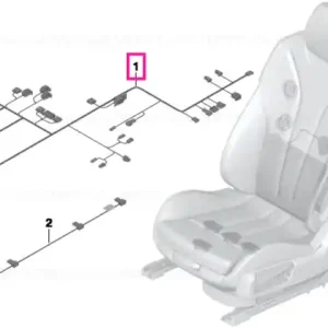 Wiring set seat right Reducere extra