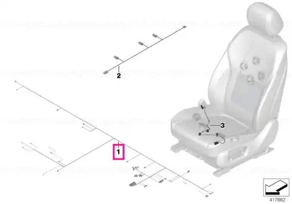Wiring set seat left Cel mai bun preț