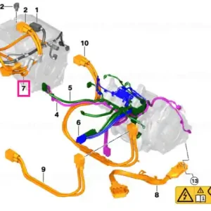 Wiring harness, engine, compressor Reducere extra