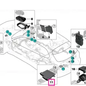 B+ distributor, rear Disponibil imediat