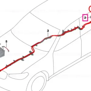 Battery lead, negative, IBS Transport gratuit