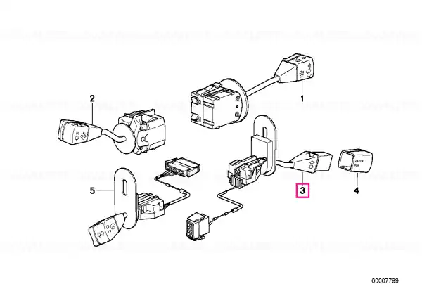 Cruise control switch - BMW Livrare expres