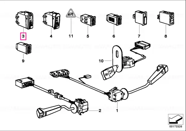 Comandă acum Light switch - BMW
