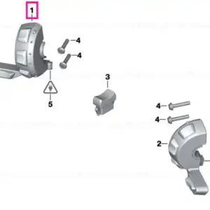 Auxiliary switch, left - BMW Motorrad Preț promoțional