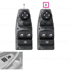 Window lifter switch, driver's side - BMW Popular