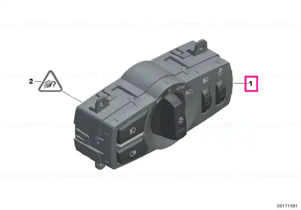 Control element light Nu rata