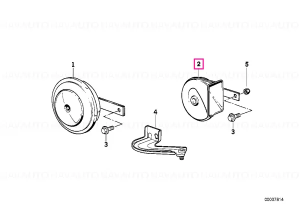 Reduceri Horn, low pitch FIAMM 410HZ