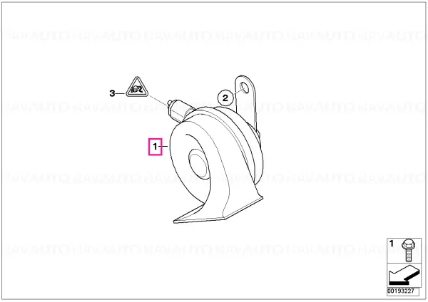 Noutate Horn, high pitch
