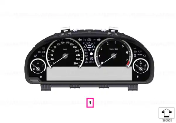 Doar azi Instrument cluster KM/H
