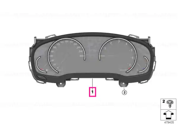 Livrare expres Instrument cluster KM/H