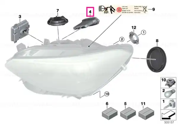 Driver module, headlights Reducere specială