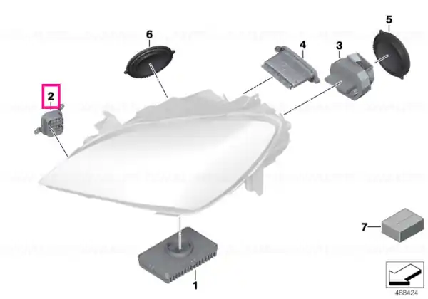 LED cornering light module, left Reducere de preț
