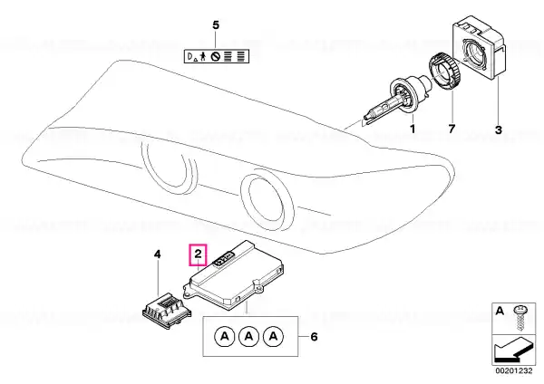 Reducere de preț Control unit xenon light