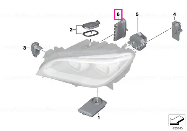 Preț redus Driver module, headlights