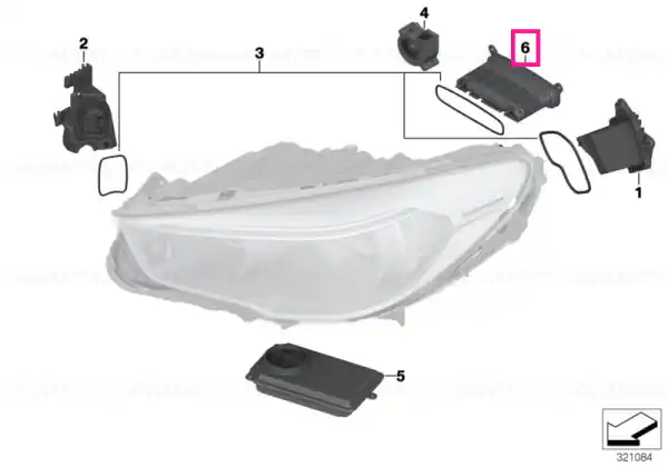 Disponibil imediat Headlight driver module LED