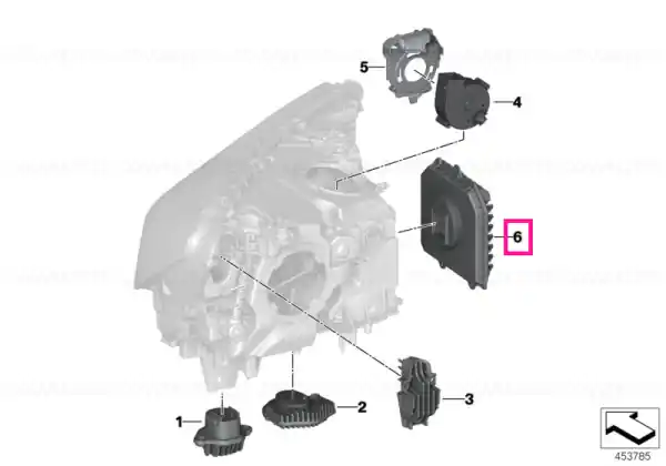 Control unit, front light electronics Ofertă