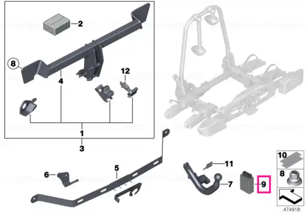 Preț promoțional Control unit, trailer tow hitch AAG-01