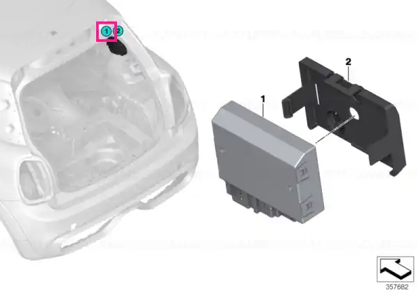 Cumpărături sigure Control unit, trailer tow hitch