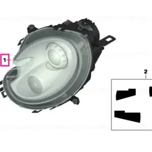 Bi-xenon headlight, left Reducere extra