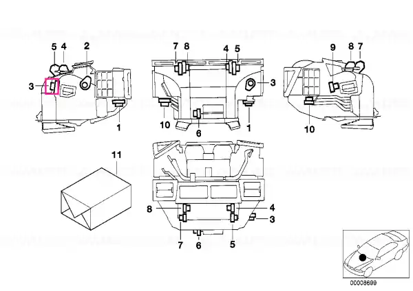 Actuator for fresh air flap F Reducere extra
