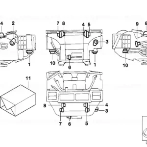 Actuator foot room flaps F Disponibil imediat