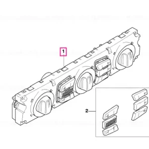 Vezi acum Control unit, automatic air cond., Basis
