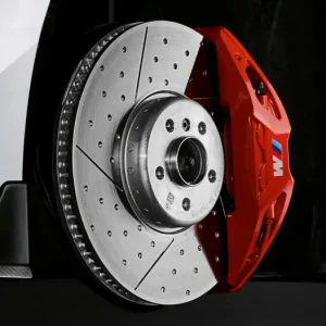 Bestseller Kit retrofit frane 18'', rosu "BMW M Performance" - BMW Seria 2 G42, Seria 3 G20 G21, Seria 4 G22 G23 G26, i4 G26