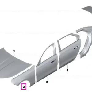 Aripa fata, dreapta, aluminiu - BMW Seria 7 G70 Reduceri