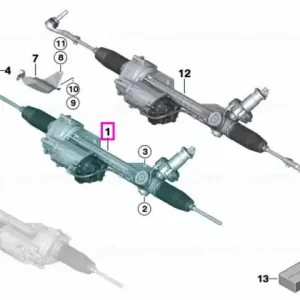 Vezi acum Caseta de directie electrica ZF - BMW Seria 1 F20 F21, Seria 2 F22 F23, Seria 3 F30 F31 F34, Seria 4 F32 F33 F36 - de la 01.07.2014 - fara 02VL (Variable sport steering) - RHD (volan dreapta)