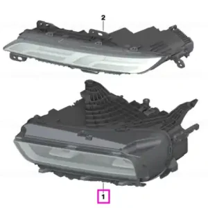 Ansamblu far led, stanga jos - BMW Seria 7 G70 Livrare expres
