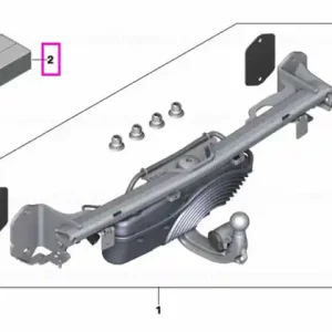 Bestseller Kit retrofit componente electrice carlig remorcare electric, pivotant - BMW Seria 4 G26, i4 G26