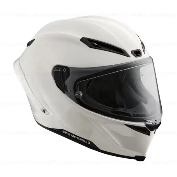 Disponibil imediat Casca BMW M Pro Race ECE Roost, Alb (White), 57/58 - BMW Motorrad