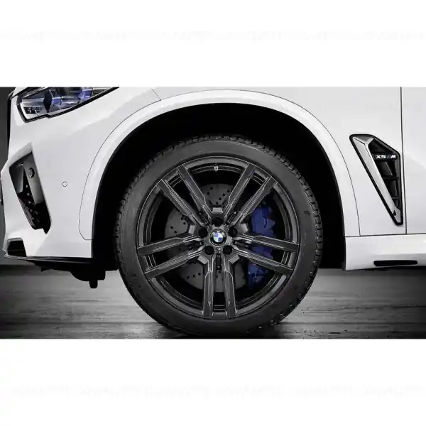 Doar azi Roată completă de iarnă - M Double Spoke 808M cu anvelopa Michelin Pilot Alpin 5 SUV - 295/35R21 107V XL - BMW X5M/X6M F95/F96 LCI - punte față